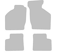 Fußmatten passend für Subaru Justy III Typ G3X (Baujahr 2003 - 2007), Hit schwar