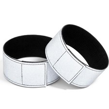 2 Pcs 2 Pcs Reflective Bands for Night Running Walking Elastic Ankle Straps, ...