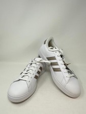 adidas Women's Grand Court 2.0 Shoes GW9215 - US:11, White/Metallic, H2 C115T 