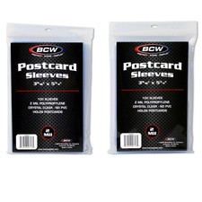 Postcard Sleeves 3.5x5 Archival Sleeves for Postcard Storage Clear Polypr...