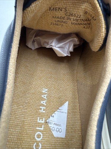 Cole Haan Herren Grand Crosscourt II Sneaker Marineblau Leder Herrengröße 8,5M - Bild 6 von 7