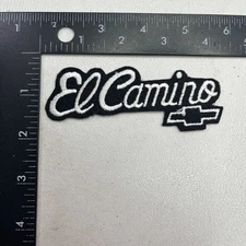 NOS c 2010s White & Black CHEVROLET EL CAMINO Car Auto Patch 00U8