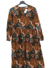 White Stuff Shirt Midi Dress UK16 in Multi