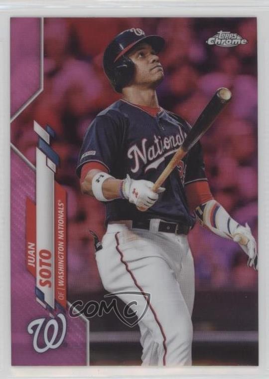 2020 Topps Chrome Pink Refractor Juan Soto #12 12kg