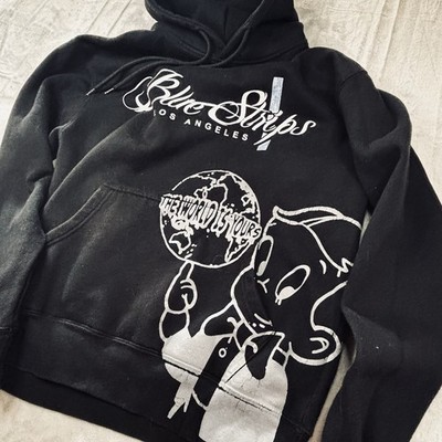 Blue Strips LA Richie Bluestrips / B S Buddha Hoodie Black Men's M Rare DS