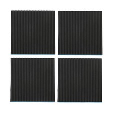 4 Pack Rubber Anti Vibration Pads 6" x 6" x 7/8" EVA Shock-absorbing Pad