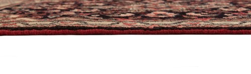 Alfombra persa anudada a mano Hamedan 73x54 cm lana oriental Carpet Rug negra - Imagen 5 de 7