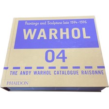 Warhol Catalogue Raisonne 04 Warhol Hardcover Phaidon 2014 Art Sculpture