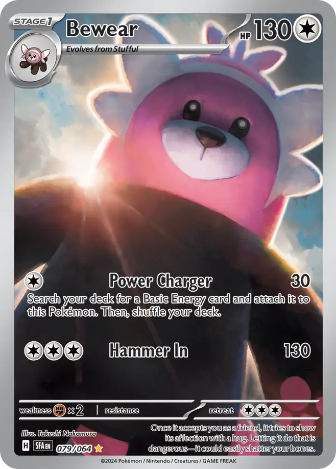 Bewear 079/064 Illustration Rare Shrouded Fable Pokemon Holo NM