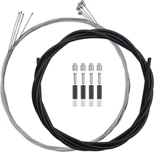 Bicycle Brake Cable Kit - 4 Pcs Universal for Road & Mountain Bikes