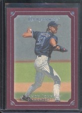 2007 Upper Deck Masterpieces RANDY JOHNSON #48 Pinot Red Frame /75 Diamondbacks