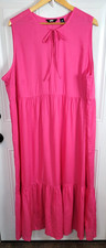 Lands' End Womens Plus Size Tiered Maxi Dress Size 2X