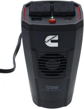 Cummins 120 Watt Cupholder Inverter with Dual AC Outlets DC to AC Car Inverter