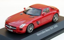 Mercedes SLS 6.3 AMG C197 2010-2014 Le Mans Red Metallic Schuco 1:43