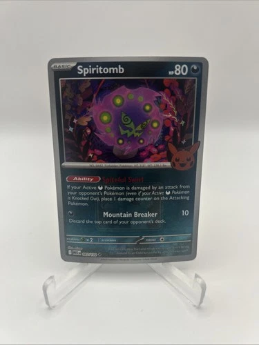 087/132 Spiritomb Halloween Play Pokemon TCG League Stamped Reverse Holo MEGA - product listing photo