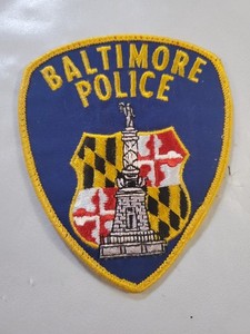 Vintage Baltimore Police Department (BPD),  Maryland