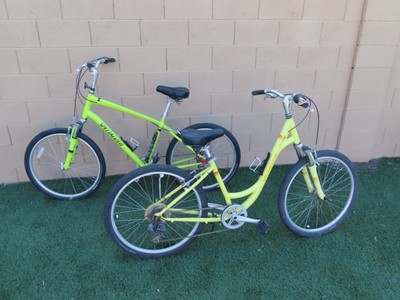 2015 Specialized Expedition Male & Female bicycles, 7 speeds, used