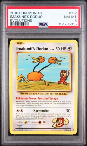 Imakuni?'s Doduo graded PSA 8 for sale on eBay