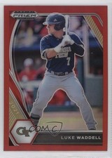 2021 Panini Prizm Draft Picks Red Prizm Luke Waddell #PDP157 h6c