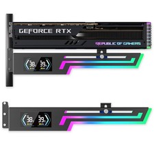 GSCOLER ARGB GPU Support Bracket with CPU GPU Temp Display, Universal Graph...