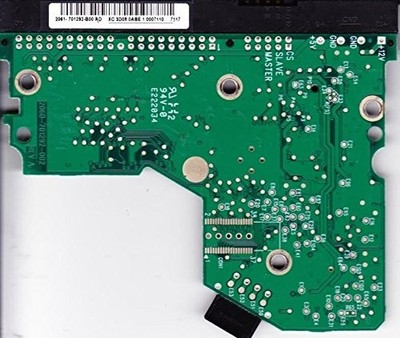 WD2500BB-22RDA0, 2061-701292-B00 AD, WD IDE 3.5 PCB (PCB)