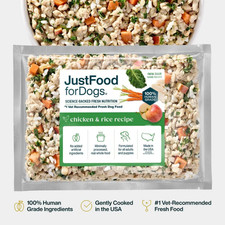 Chicken Rice Dog Food 18 oz 14 Pack Human Grade Frozen Puppy Adult Gluten Free