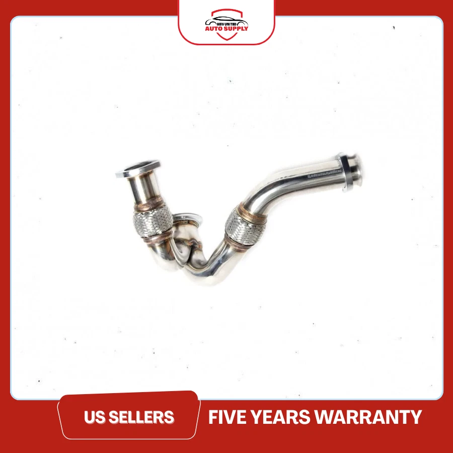 Ford 6.0 6.0L Powerstroke diésel turbo tubo en Y HD fuelle acero inoxidable Foto 2 de 2