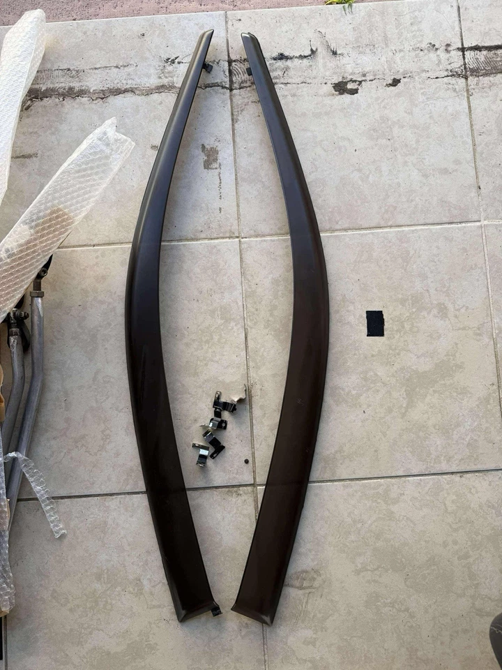 Par de viseras de ventana izquierda y derecha japonesa OEM Honda Civic EG6 Foto 2 de 2