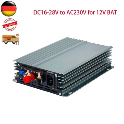 500W Solar Grid Tie Microinverter DC16V-28V MPPT Pure Sine Wave for 12V Battery