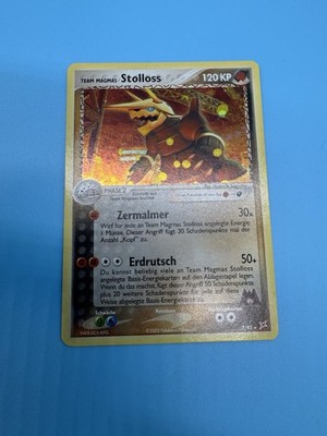 Pokémon/Pokemon Karte: Team Magmas Stolloss Holo (Ex Team Magma Team Aqua  89/95