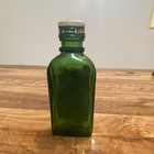Jagermeister Green Glass Advertising Bottle w/ Cap & Label, Distillery Theme — photo 2