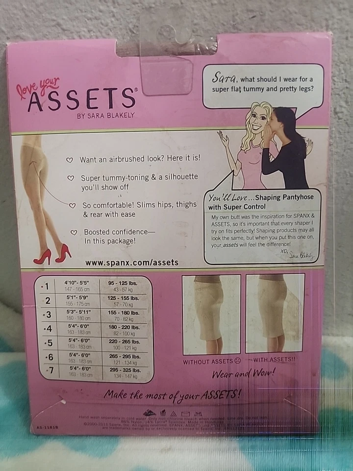 Love Your Assets Talla 2 Desnudo Transparente Shaping Panty Manguera Super Control Foto 2 de 2