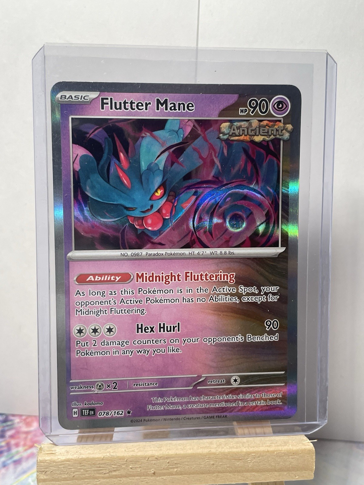 Flutter Mane 78/162 - Pokemon TCG - Temporal Forces - NM Holo Rare