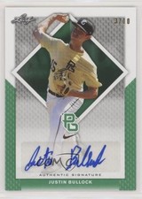 2016 Leaf Perfect Game National Showcase Green 3/10 Justin Bullock Auto 1s8