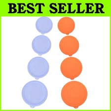 Dishwasher & Freezer Safe Silicone Lids for Pyrex - 8 Pcs