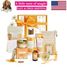 Birthday Gifts for Women, Almond Milk  Honey Relaxing Spa Gift Baskets for W...