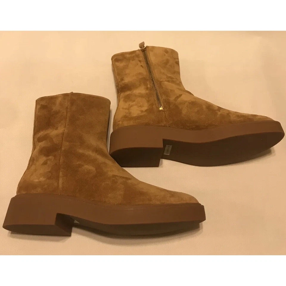 Vince Women's Camel Tan Kady Suede Ankle Boots Size 11 Euro 41 - Image 3 of 4