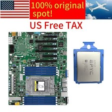 AMD EPYC  Supermicro H11SSL-i  7371 16cores 32threads 3.1 GHz motherboard CPU