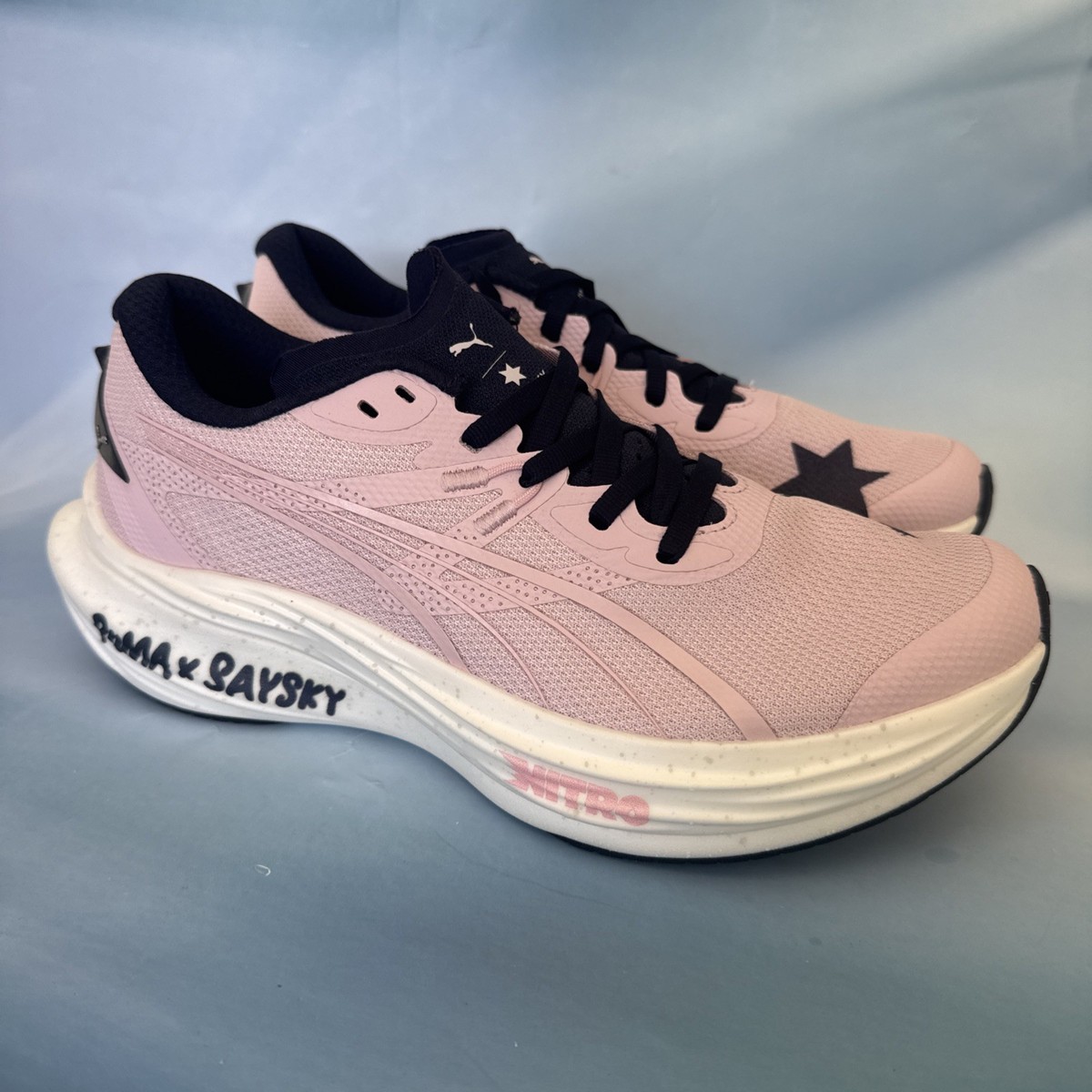 Size 9.5 - Saysky x Puma Deviate Nitro 3 Rose Mauve W for sale