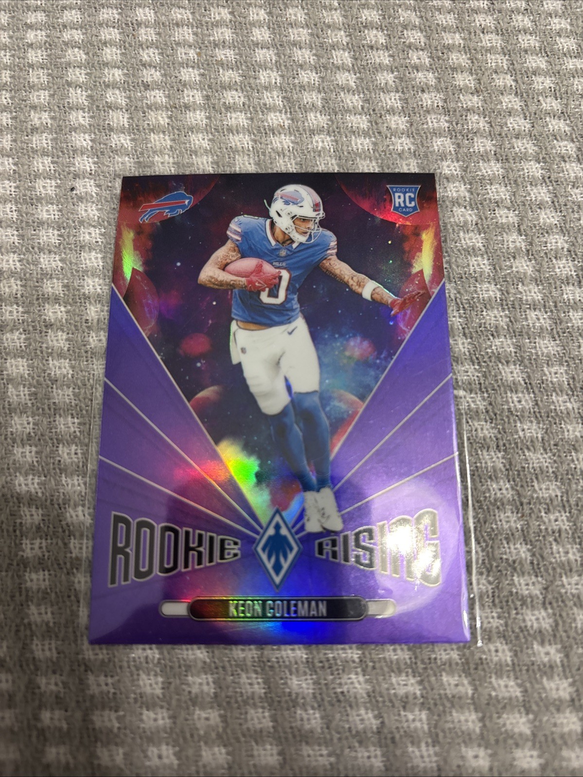 2024 Panini Phoenix - Rookie Rising Keon Coleman #RR-KCN Purple (RC)