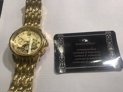 roebelin graef automatik Uhr Typ Karthago Neu! OVP m. Zertifikat