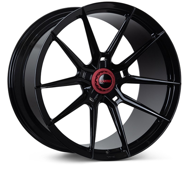 Vossen x Novitec NF10 21x9.5 Inch Gloss Black Front Wheel for Ferrari SF90