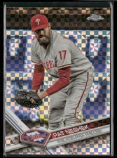 Pat Neshek 2017 Topps Chrome X-Fractor #196 Philadelphia Phillies