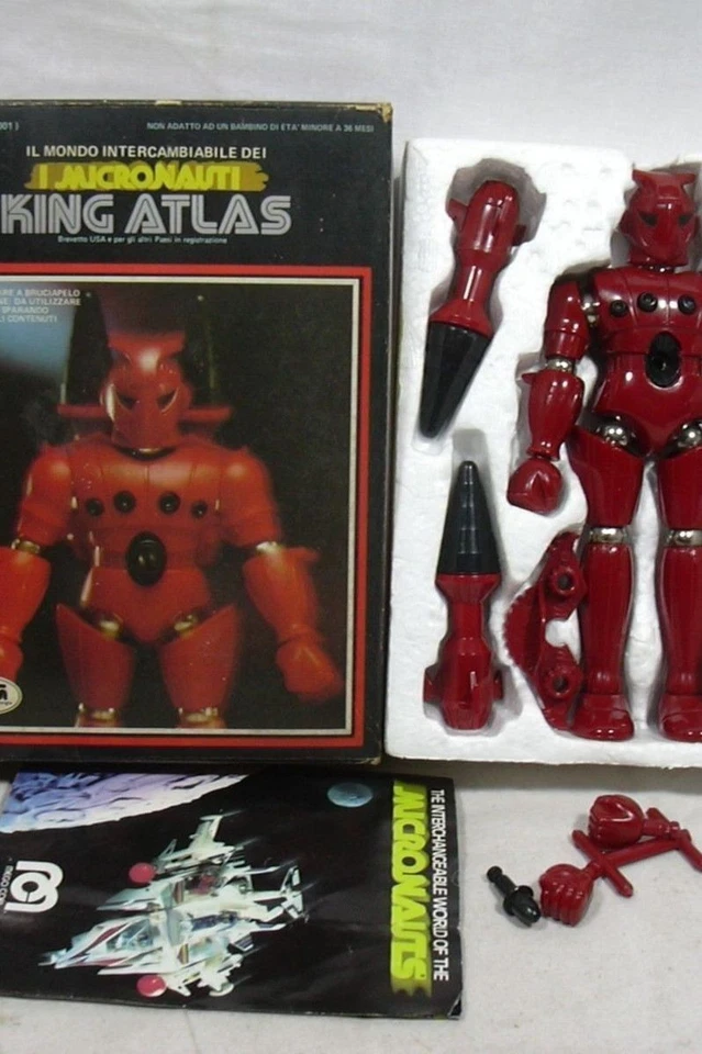 MICRONAUTS MICRONAUTA GIG KING ATLAS RED ROSSO IN BOX