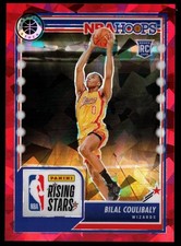 Bilal Coulibaly - 2023-24 Panini NBA Hoops Premium Red Ice Prizm /99 #287 (RC)