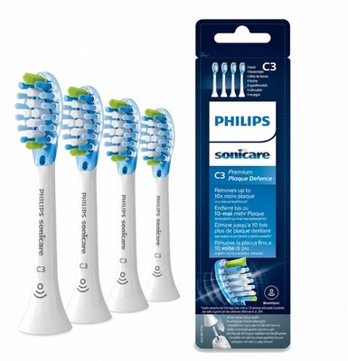 Philips Sonicare C3 HX9044 Ersatzbürsten 4er Pack weiß Neu DE