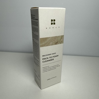 BRMUD Recovery Mud Pack to Foam Cleanser 110mL