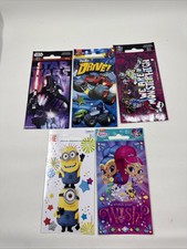 5 Assorted Jumbo Stickers Kids Birthday Party Favor