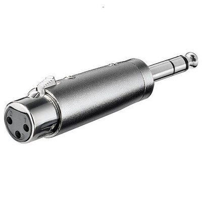 Audio Adapter XLR Adapter AUX Klinke 6.35 mm Stecker zu XLR Buchse