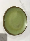 Frankoma Pottery Dinner Plate 10" Plainsman Prairie 5F Green Scalloped Pre Owned